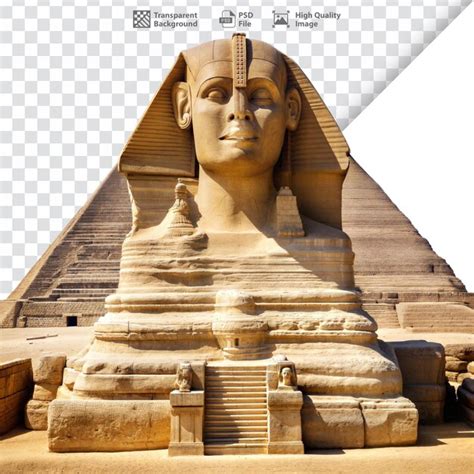 Great Sphinx Of Giza In Egypt Premium AI Generated PSD