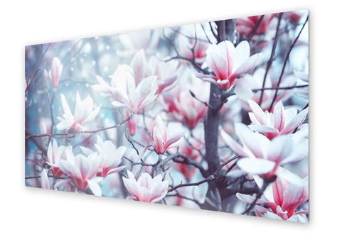 Panel Kuchenny HOMEPRINT Kwiaty Magnolii 125x50 Cm HOMEPRINT Sklep