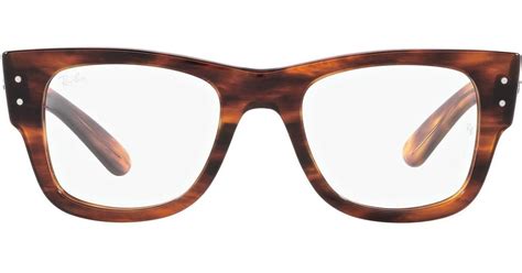 Ray Ban Rx0840v Mega Wayfarer Square Prescription Eyewear Frames In