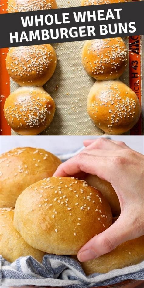 Whole Wheat Hamburger Buns Video Recipe Video Hot Cross Buns