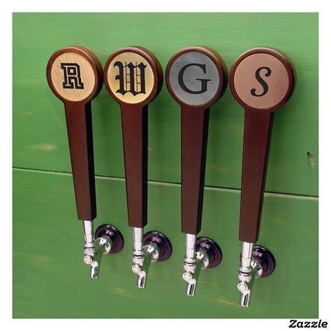 Monogram Masterson Wooden Beer Tap Handle Custom Tap