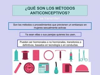 Métodos anticonceptivos PPT