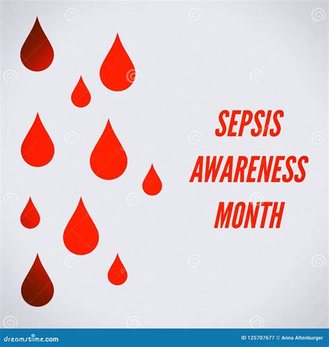 Sepsis Awareness Month Observed In September 13th Cartoon Vector | CartoonDealer.com #195619321