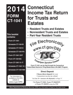 Fillable Online Ct Booklet Connecticut Income Tax Return For