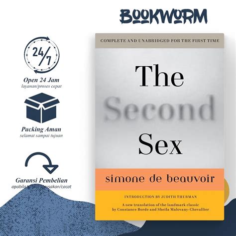 Jual The Second Sex By Simone De Beauvoir English Shopee Indonesia