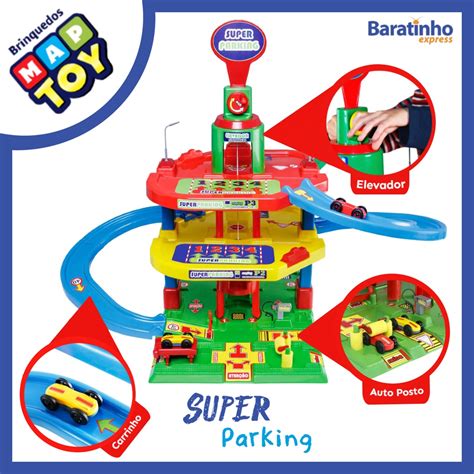 Pista Super Posto Lava R Pido Elevador Tipo Hotwheels No Shoptime