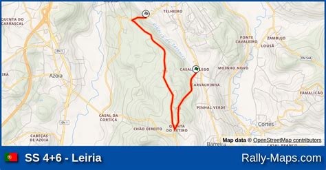 Ss Leiria Stage Map Leiria Festival Rallye Rally Maps