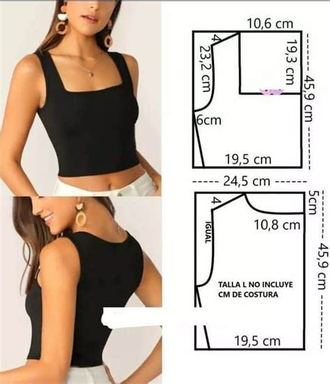 Moldes De Costura Patrones Para Crop Top