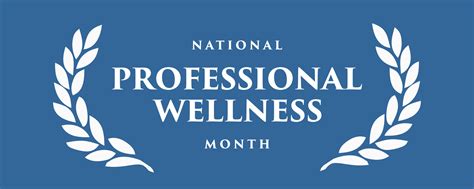 National Professional Wellness Month Vector Art At Vecteezy