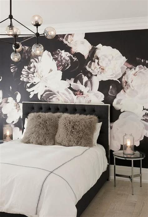 Download Dark Floral Wallpaper Bedroom - WallpaperTip