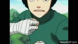 Rock Lee (Drunken Fist) vs Kimimaro - Naruto on Make a GIF