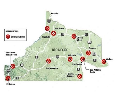 Trabajadores De La Salud Realizar N Once Cortes De Ruta En R O Negro