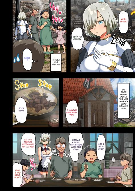 Nossa Empregada é um Androide Hentai Quadrinhos Porno Terceiro Z