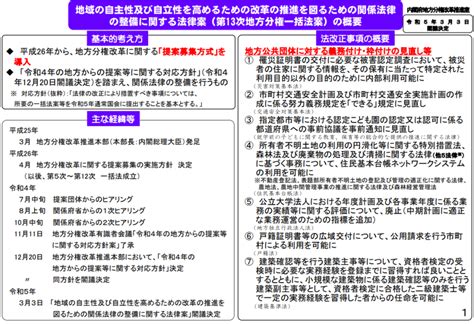 【第211回通常国会法案解説シリーズ07】地域の自主性及び自立性を高めるための改革の推進を図るための関係法律の整備に関する法律案 石田