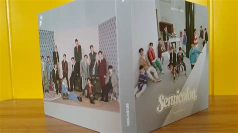 UNBOXING SEVENTEEN SEMICOLON ALBUM GROUP VERSION YouTube