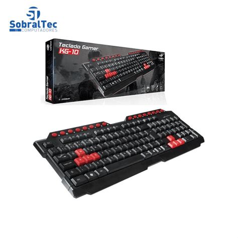 Teclado Gamer Usb Alta Durabilidade Membrana 107 Teclas ABNT2 C3Tech Kg