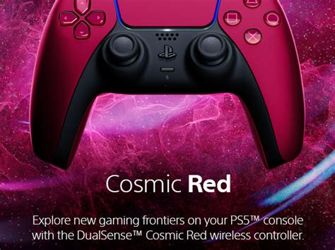 DualSense Wireless Controller For PlayStation 5 - Cosmic Red - Game ...