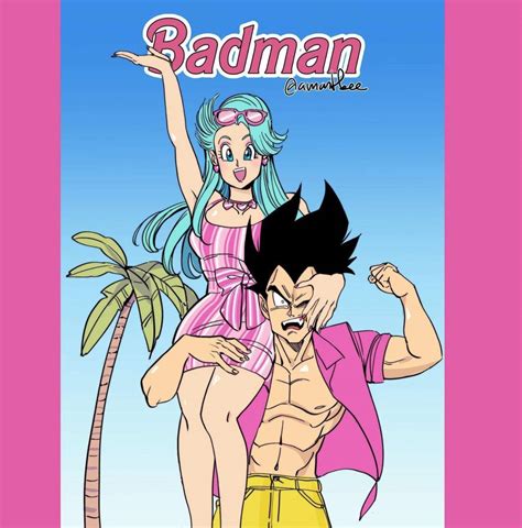 Dragon Ball Fanart Transforma A Bulma Y Vegeta Como Barbie Y Ken Código Espagueti