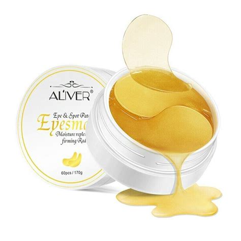 Aliver Under Eye Collagen Gold Eye Mask Patches Treatment For Dark Cir