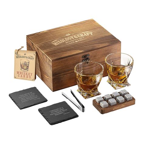 Wholesale Elegant Whiskey Set In Wooden Box Wine N Gear