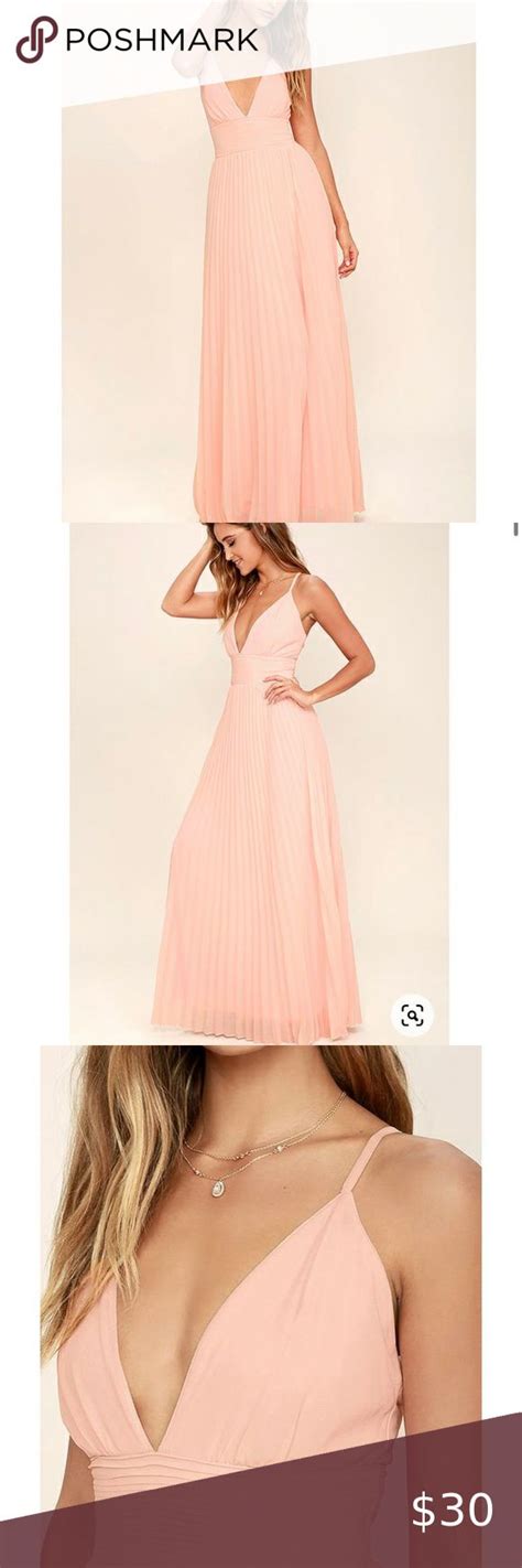 Lulus Depths Of My Love Peach Maxi Dress Peach Maxi Dresses Maxi