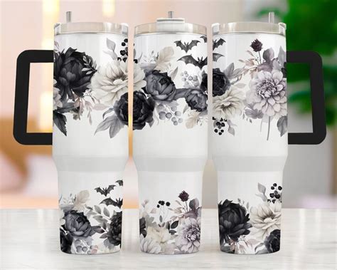 Bat Halloween Oz Tumbler Wrap Sublimation Quencher Tumbler Design