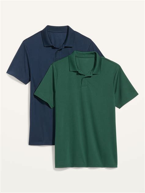 Moisture Wicking Tricot Uniform Polo Shirt 2 Pack For Men Old Navy