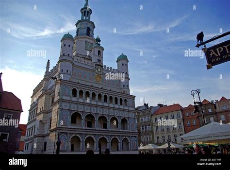 Europe Poland Poznan Town Hall And Merchant Houses Of Old Market