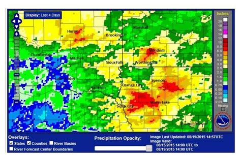 Rainfall Total Map - Caril Cortney