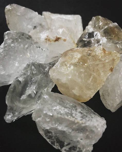 Raw Clear Quartz Crystals, Rough Gemstone Chunks, Natural Crystals for Healing, Crown Chakra ...