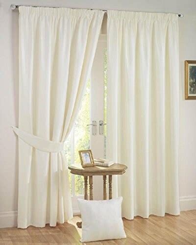 White Silk Home Curtains, Custom Made Curtains Panels, Blackout ...