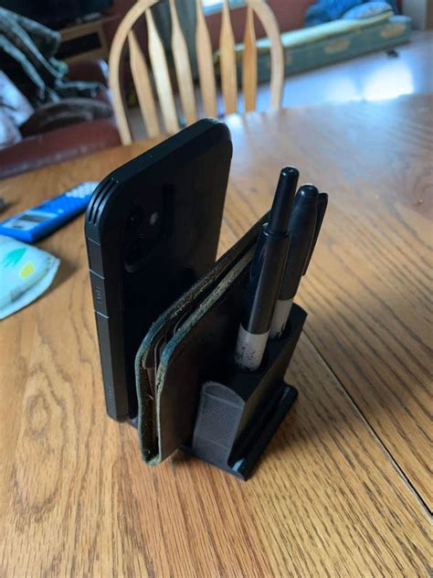 Phone Stand With Walletpen Holder By Bdbolin Makerworld