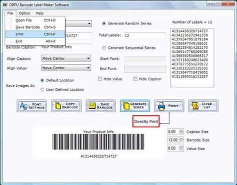 How to print barcode sticker and barcode label by simple and barcode printer