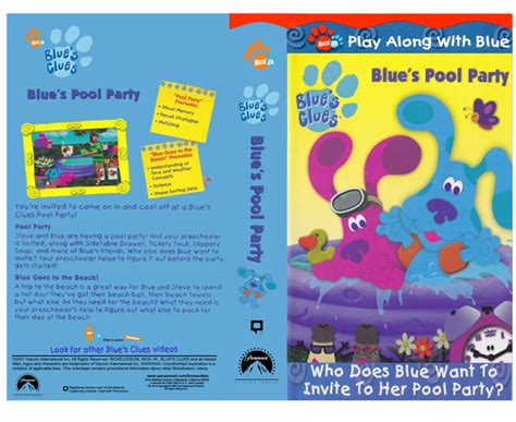 Blues Pool Party Homemade Vhs Cover My Version By Pandafan1999 On