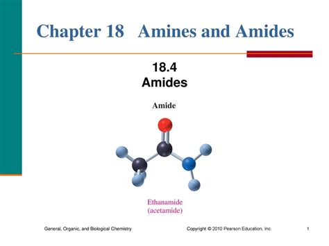 Chapter 18 Amines And Amides Ppt Download