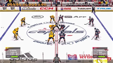 Nhl Gameplay Pittsburgh Penguins Vs Washington Capitals Ps Youtube