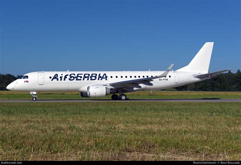 Aircraft Photo Of Sx Ptm Embraer Sr Erj Sr Air Serbia