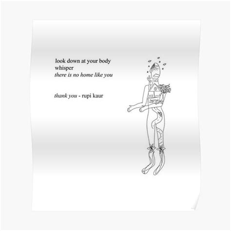 Poem By Rupi Kaur Poster For Sale By Piyushmittal52 Redbubble