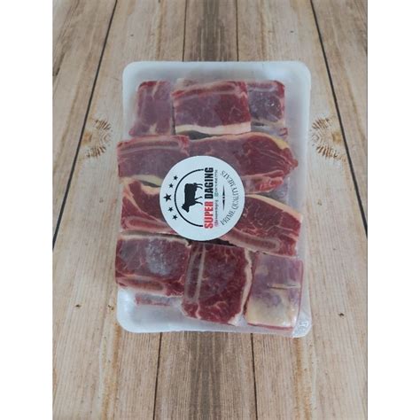 Jual Beef Short Ribs Iga Sapi Australia 500 Gr Daging Tebal Tulang