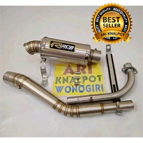 Jual KNALPOT RACING KOLONG ROAD RACE RCB BULAT BEBEK JUPITER VEGA