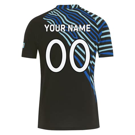 Fiji Sevens Rugby Away Olympic Games Paris 2024 Custom Jersey Black