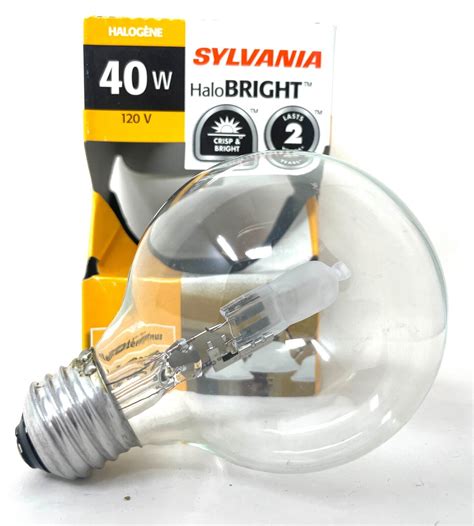 Sylvania 40w G25 E26 Medium Base Globe Double Life Light Bulb Ebay