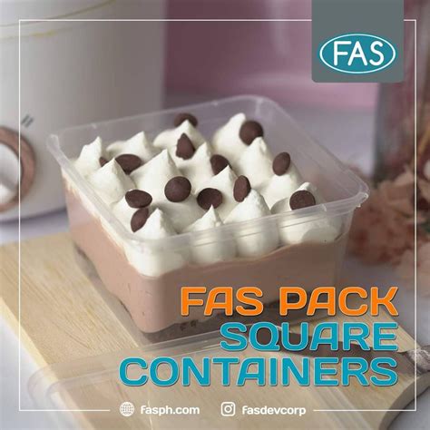 Faspack Microwavable Container Square Shopee Philippines