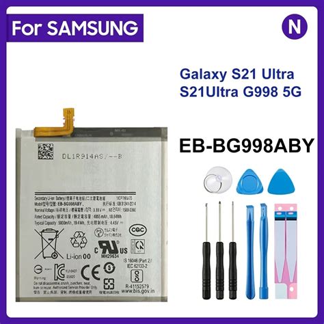 Bater A De Repuesto Para SAMSUNG EB BG998ABY 5000mAh Para Samsung