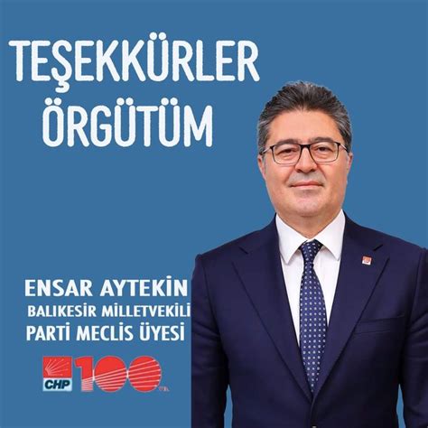 Chp Pm Yel Ne Se Len Ensar Aytek Nden Te Ekk R Kent Hayat