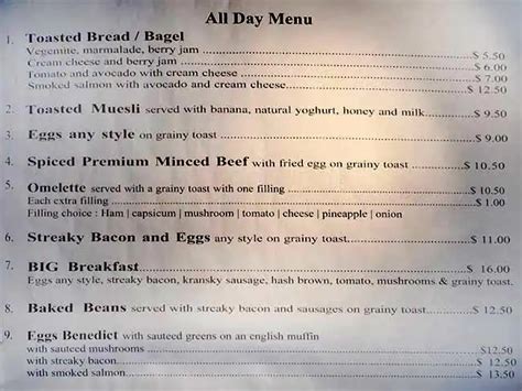 Bay Cafe Menu, Menu for Bay Cafe, Mairangi Bay, Auckland - Menumania/Zomato