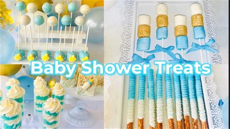 Homemade Baby Shower Desserts