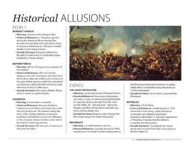 Allusion in Literature - 8+ Examples, PDF