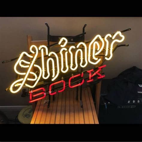 Custom Shiner Bock Beer Neon Sign Tube Neon Light Custom Neon Signs