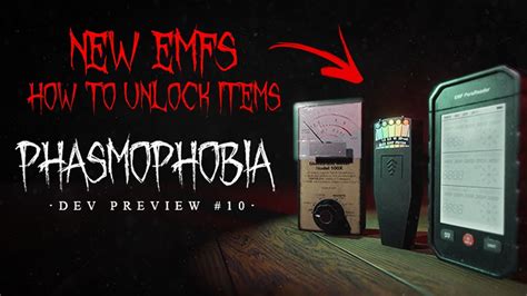 NEW EMFs How To UNLOCK TIERS Of Equipment Phasmophobia Development